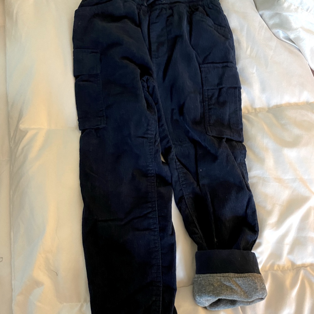 Corduroy Navy Joggers
